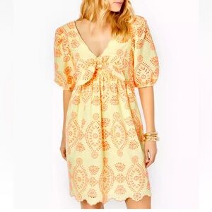 LILLY PULITZER SARAFINA EYELET‎ BABYDOLL DRESS